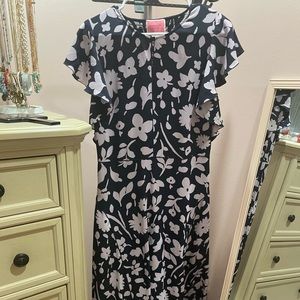 Kate Spade Parisian Navy Splash Dress